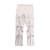 Gothic Stacked Wrinkles Pleated Pant
